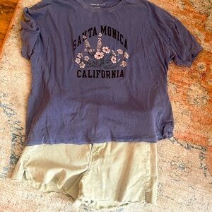 American Eagle High waisted corduroy Shorts